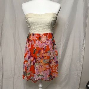 City Triangles High Low Floral Dress